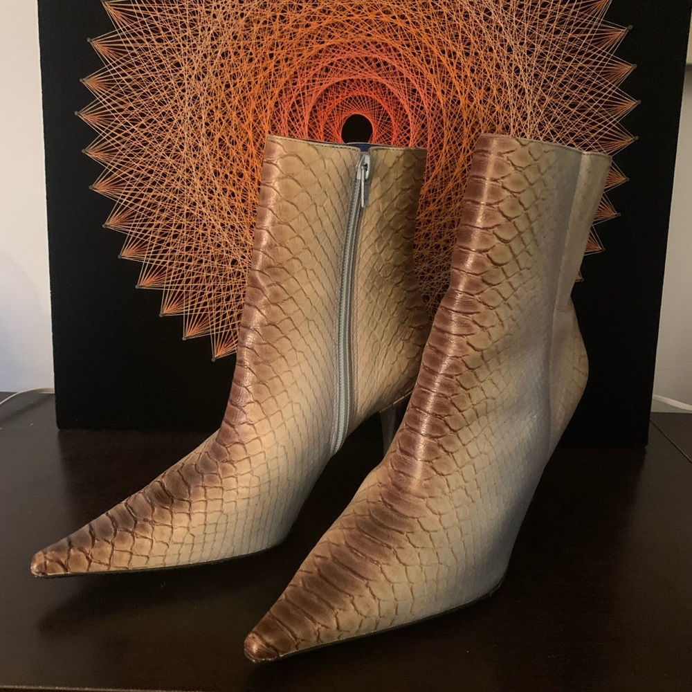 Sexy snakeskin boots